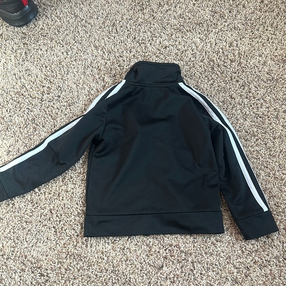 Adidas Black Jacket with White Accents size 3T - Picture 5 of 5
